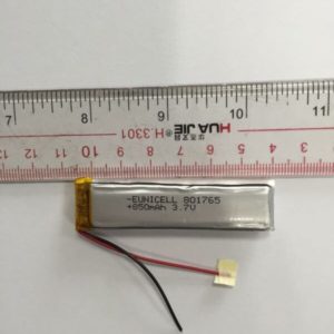 801765 850mAh 3.7V Li-Po battery